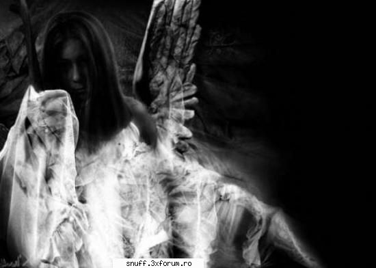 10 black & withe angels